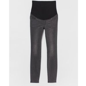 H&M MAMA maternity grey skinny jeans, size XL